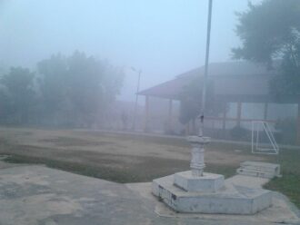 kabut asap di Kab. sijunjung pukul 06.30 Wib | foto: @Nadiyatul_f