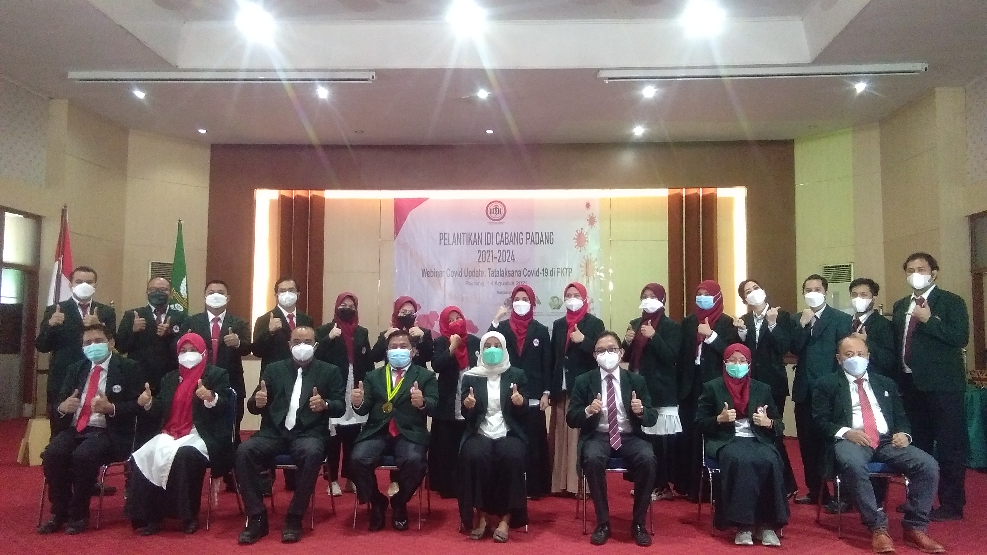 Pengurus Ikatan Dokter Indonesia (IDI) cabang Padang periode 2021-2024