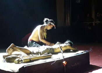 Titi, Tato Tradisional Suku Mentawai Ditampilkan di PKD Sumbar 2021