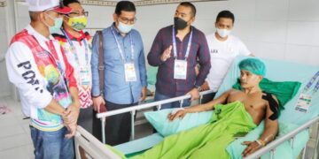 PON XX Papua 2021 – Wagub Sumbar Apresiasi Dion Saputra Atlet Muay Thai Sumbar