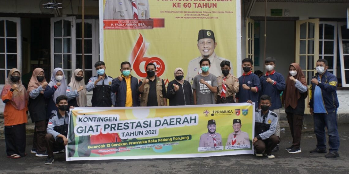 Kwarcab 0312 Padang Panjang Ikuti Lomba Pramuka di Sawahlunto