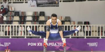PON XX Papua 2021 – Sumbar Finish di Urutan ke 5 Senam Artistik