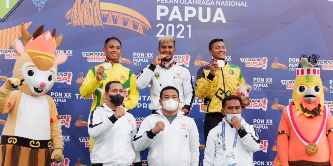 PON XX 2021 Papua – Raih Emas Nomor Dasa Lomba, Fauma Tasbihkan diri jadi “Manusia Terkuat”
