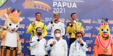 PON XX 2021 Papua – Raih Emas Nomor Dasa Lomba, Fauma Tasbihkan diri jadi “Manusia Terkuat”
