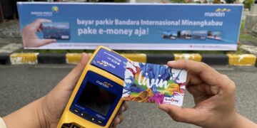 Bank Mandiri Padang Launching E-Money, Sekarang Bisa Bayar Parkir Non Tunai di BIM