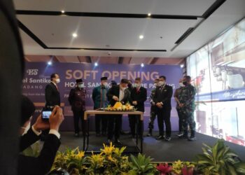 Soft Opening Hotel Santika Padang Diresmikan Gubernur Sumbar