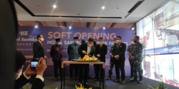 Soft Opening Hotel Santika Padang Diresmikan Gubernur Sumbar