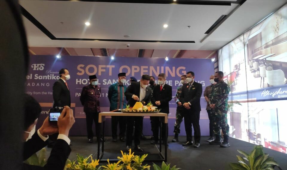 Soft Opening Hotel Santika Padang Diresmikan Gubernur Sumbar