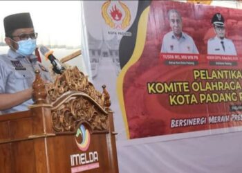 Pengurus KONI Padang Dilantik, Ketua Siap Penuhi Janji