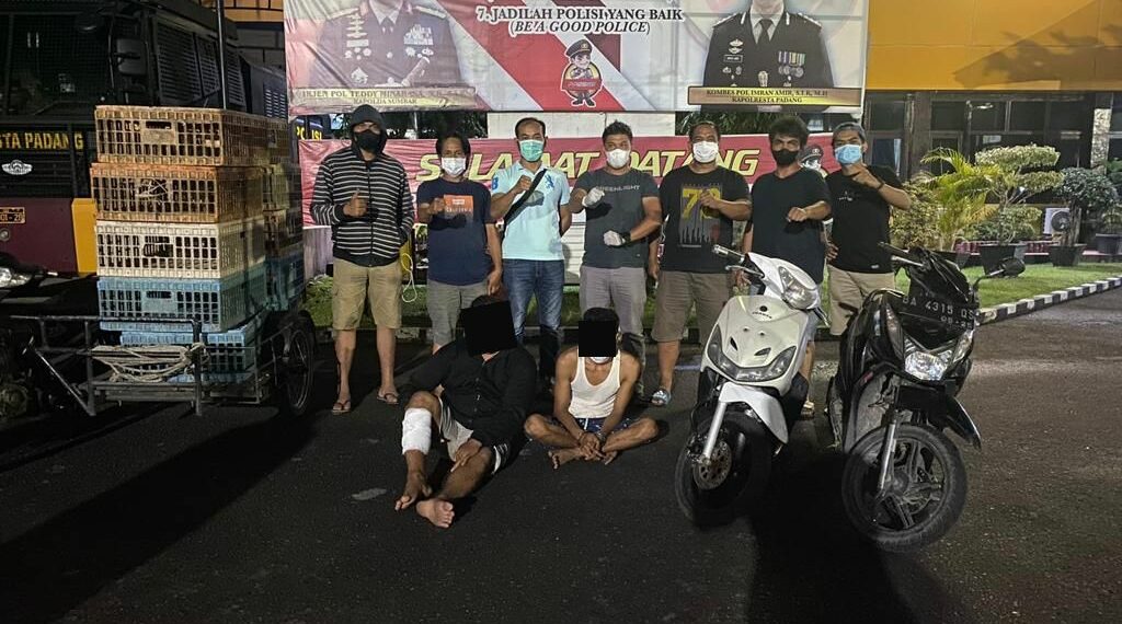 Tim Klewang Ringkus Dua Pria yang Bobol Kios Sembako di Padang