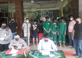 Lakukan Penyerangan, Sekelompok Remaja Diamankan Tim Klewang Polresta Padang