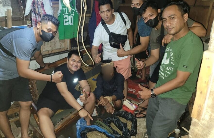 Polisi Amankan Seorang Pria Bersama Tiga Kilogram Ganja Siap Edar