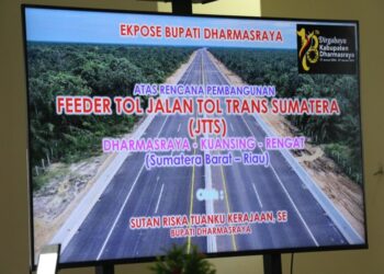 Dharmasraya akan Miliki Jalan Tol Sepanjang 22 Km Menuju JTTS