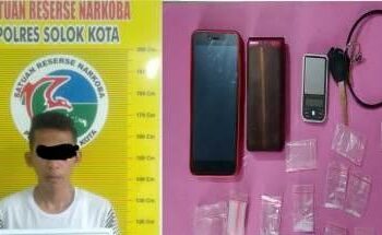 Polres Solok Amankan Warga Pandan Baru Terkait Peredaran Sabu