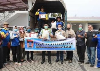 Pemko Padang Salurkan Bantuan Ke Warga Terdampak Gempa Pasaman