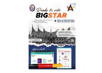 Aplikasi BIGStar dari RSUP Dr. M. Djamil Masuk 15 besar Health Inovation Sprint Accelerator 2022 Kemenkes RI.
