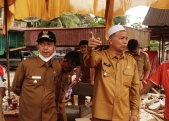 Jaga Kelangsungan Beribadah Masyarakat, Pemkab Pasbar Akan Bangun Tenda Tempat Ibadah Masjid Raya Kajai
