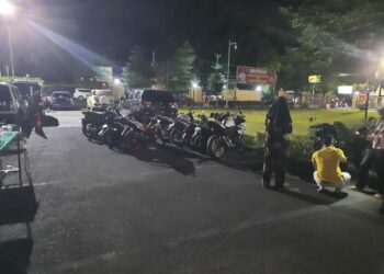 Berknalpot Bising, Belasan Pemotor yang Langgar Aturan Berlalu Lintas Diamankan di Polresta Padang