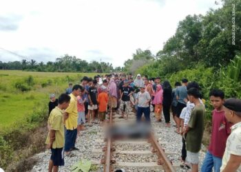 Seorang Perempuan Tanpa Identitas Tewas Tertabrak Kereta Api di Kota Pariaman