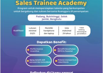 Segera Daftar, Ruangguru Buka Program Sales Trainee Academy di Berbagai Kota di Sumatera