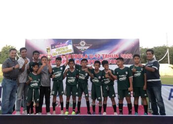 Festival Sepak Bola U-12 Siwo PWI Sumbar-Kata Polos 2022 Berakhir, Gelar Juara Bertahan PSTS Tabing Lepas Ke Tangan BBC Batuang Taba Via Adu Penalti
