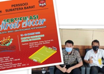 Pengprov Street Soccer Sumbar Selenggarakan Kursus Linsensi Pelatih, Wasit dan Pengawas Pertandingan