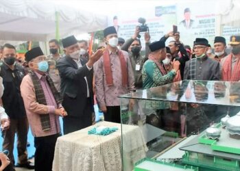 Resmikan Bangunan Baru Masjid Tablighiyah Garegeh, Bukittinggi, Jusuf Kalla Sorot Minimnya Tokoh Agama Sumbar di Nasional