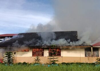 Api Hanguskan Empat Ruangan SMAN 3 Solok Selatan