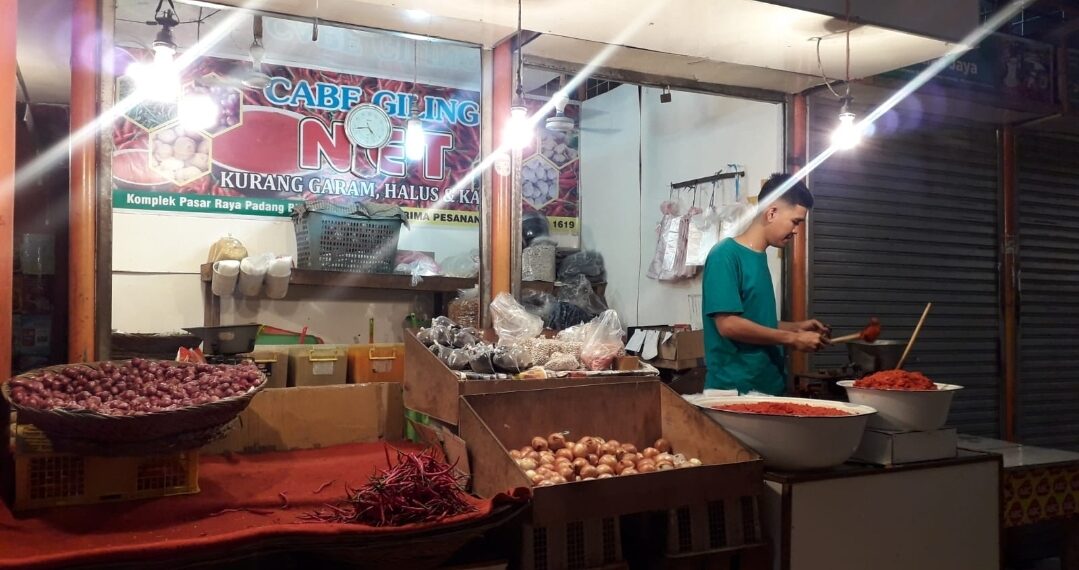 Harga Cabai di Pasar Raya Padang Mulai Naik Hari Ini