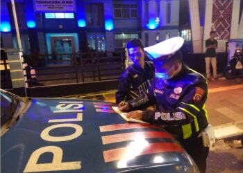 Polantas Padang Panjang Jaring Sepeda Motor Berknalpot Racing yang Dianggap Meresahkan