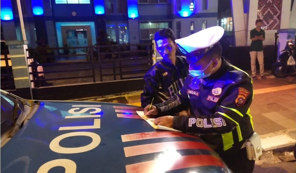 Polantas Padang Panjang Jaring Sepeda Motor Berknalpot Racing yang Dianggap Meresahkan