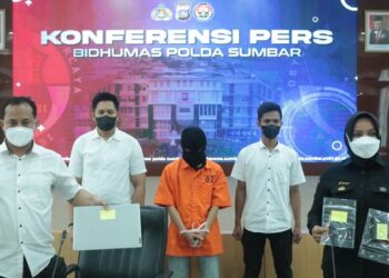 Gambar Bagian Sensitif Mantan Pacar Diunggah di Medsos, Pria Ini Diamankan Ditreskrimsus Polda Sumbar