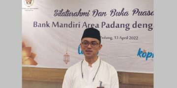 Bersilaturahmi dengan Insan Pers, Bank Mandiri Padang Sebut ATM Bakal Jadi Barang Antik