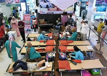 UTD-PMI Kota Padang dan Pusat Perbelanjaan SJS Plaza Gelar Kembali Kegiatan Donor Darah Selama Ramadhan