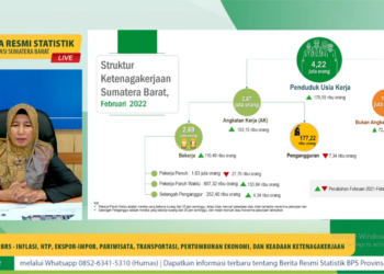 BPS Laporkan Jumlah Pengangguran di Sumbar dan Nasional Turun
