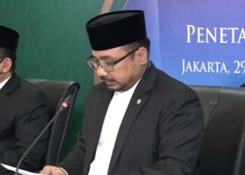 Lewat Pengamatan di 99 Titik, Menag Tetapkan 1 Syawal 1443 H Jatuh di Hari Senin Esok