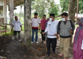 Jaga Kualitas Hewan Qurban dari PMK, Wabup Padang Pariaman Tinjau Pasar Ternak Sungai Sariak