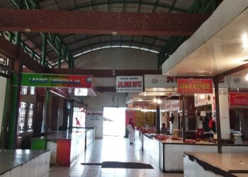 Los Daging Pasar Raya Kota Solok Sepi Pembeli