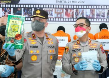 Sabu 41 Kg di Bukittinggi dari Luar Negeri, Enam Tersangka Terancam Hukuman Mati