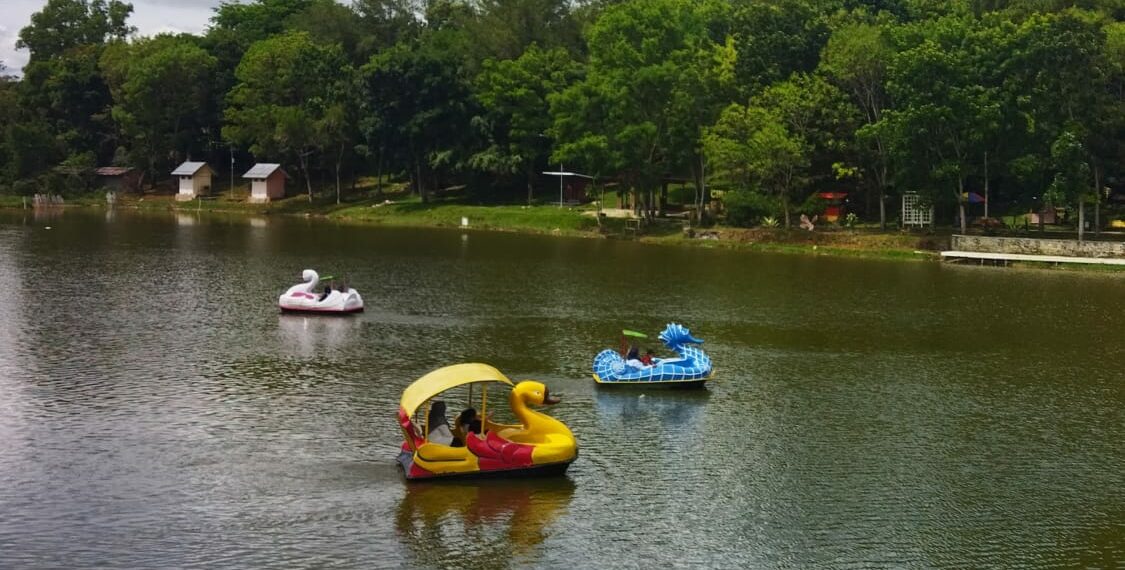 Menikmati Wisata Alam di Pulau Belibis Kota Solok, Hemat Tanpa Biaya Masuk