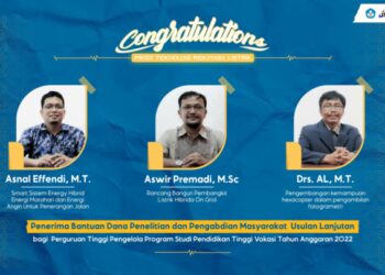 Tiga Dosen ITP/Istimewa