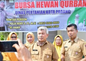 Pemko Padang Gelar Bursa Hewan Kurban Bantu Carikan Yang Sehat Sesuai Syariat