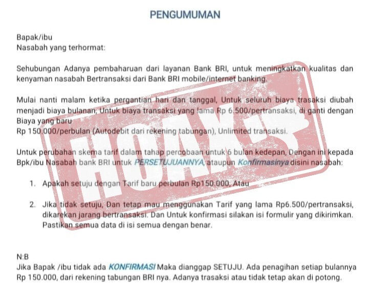 BRI Imbau Masyarakat Jaga Kerahasiaan Data & Password untuk Hindari Transaksi Merugikan