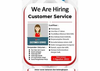 Lowongan Kerja Customer Service di G Sport Center Padang