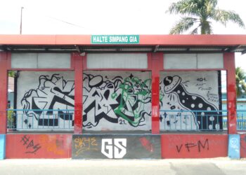 Masyarakat Keluhkan Tindakan Vandalisme Yang Menyasar Halte Bus di Kota Padang