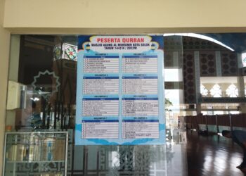 Masjid Agung Kota Solok Akan Sembelih Sembilan Ekor Hewan Kurban Hari Raya Idul Adha 1443 H