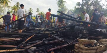 Kebakaran Hanguskan Sebuah Rumah Warga di Muaro Pingai Kabupaten Solok