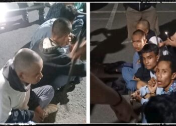 Tim Klewang Polresta Padang Gerak Cepat Tangkap Pelajar SMK Diduga Pelaku Tawuran Yang Viral di Medsos