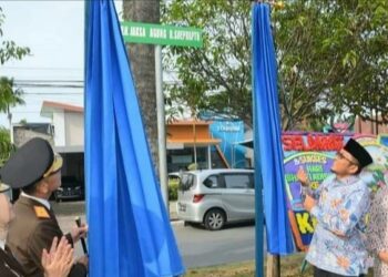 Nama Jaksa Agung R. Soeprapto Diresmikan Sebagai Penamaan Baru Sebagian Ruas Jalan Raden Saleh di Kota Padang