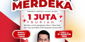 Ajukan Pinjaman ke Bank Nagari, Ada Cashback Hingga Rp1 Juta, Cek Syarat dan Ketentuannya.